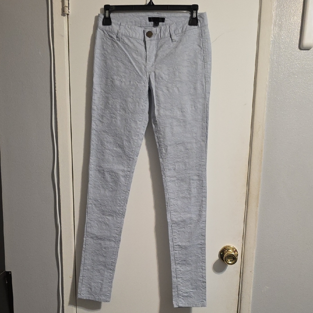 Light Blue Slim Fit Pants